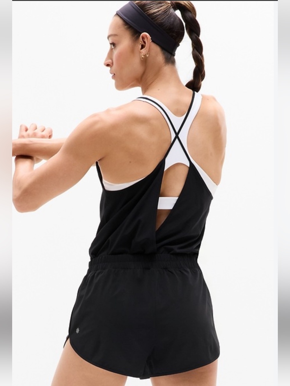 Athleta Speedwork Racerback Active Romper - Picture 2 of 10
